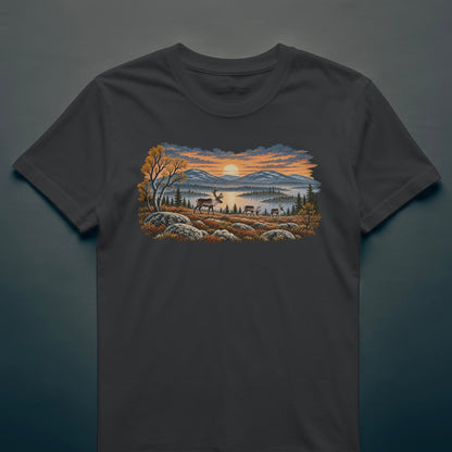Reindeer in the Fells - T-shirt - Rather Be In Finland