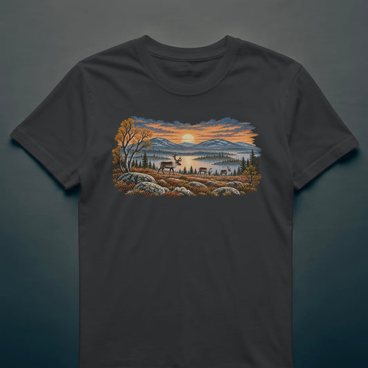 Reindeer in the Fells - T-shirt - Rather Be In Finland