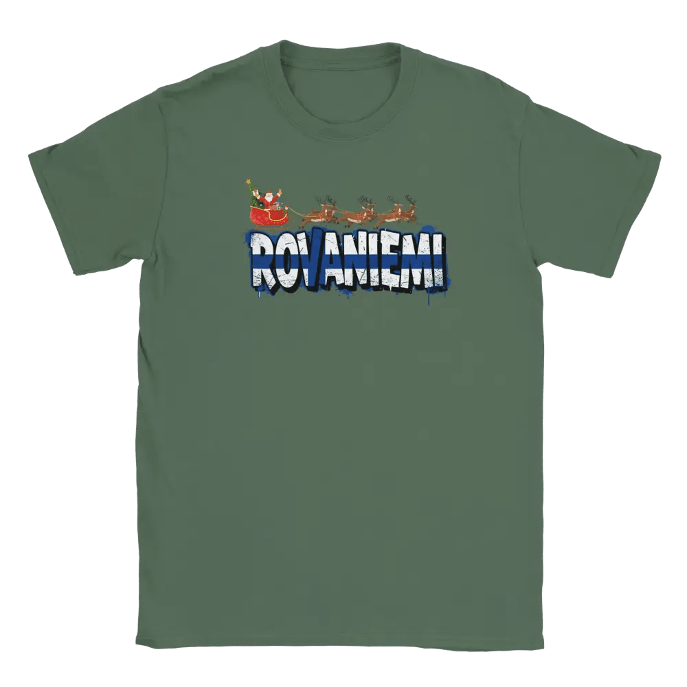 Rovaniemi Santa Sleigh - T-shirt - Rather Be In Finland