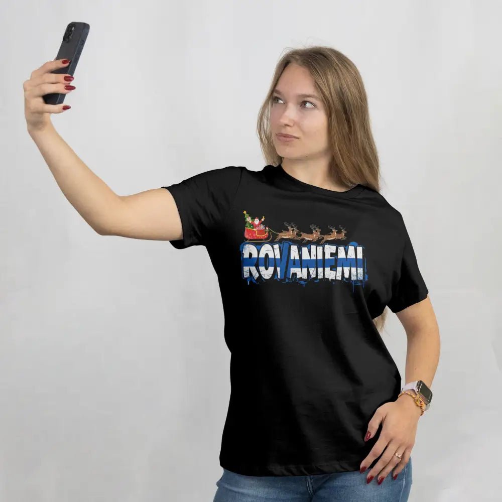 Rovaniemi Santa Sleigh - T-shirt - Rather Be In Finland