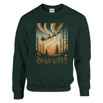Santa & Northern Lights Finland - Sweatshirt - Rather Be In Finland