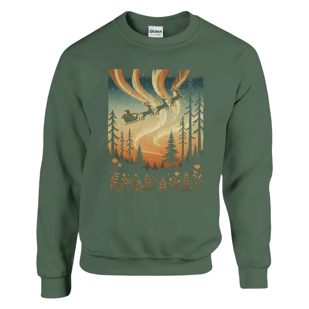 Santa & Northern Lights Finland - Sweatshirt - Rather Be In Finland