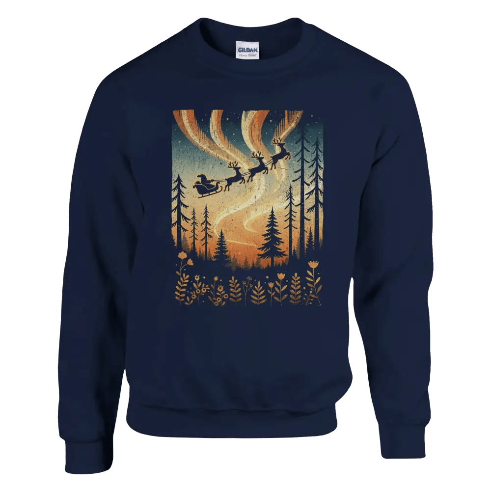 Santa & Northern Lights Finland - Sweatshirt - Rather Be In Finland
