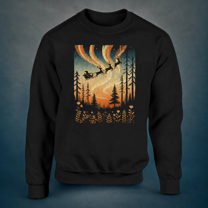 Santa & Northern Lights Finland - Sweatshirt - Rather Be In Finland