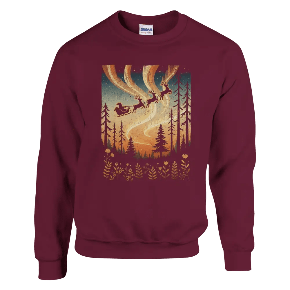 Santa & Northern Lights Finland - Sweatshirt - Rather Be In Finland