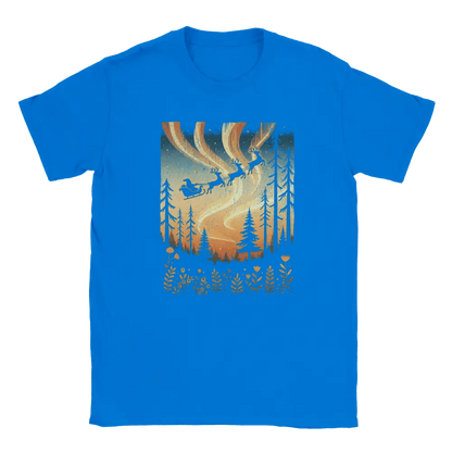 Santa & Northern Lights Finland - T-shirt - Rather Be In Finland