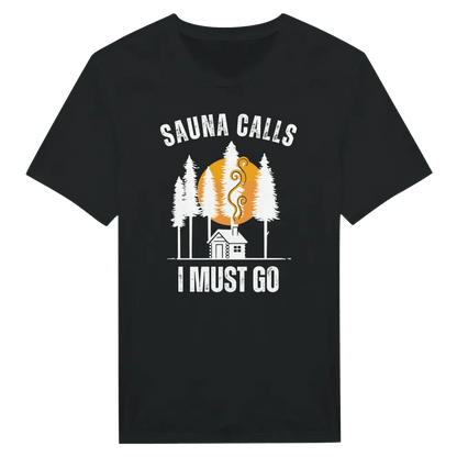 Sauna Calls - I Must Go - T-shirt - Rather Be In Finland