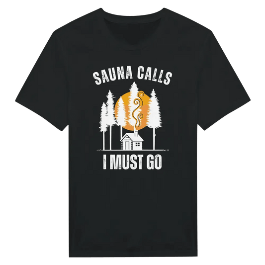 Sauna Calls - I Must Go - T-shirt - Rather Be In Finland