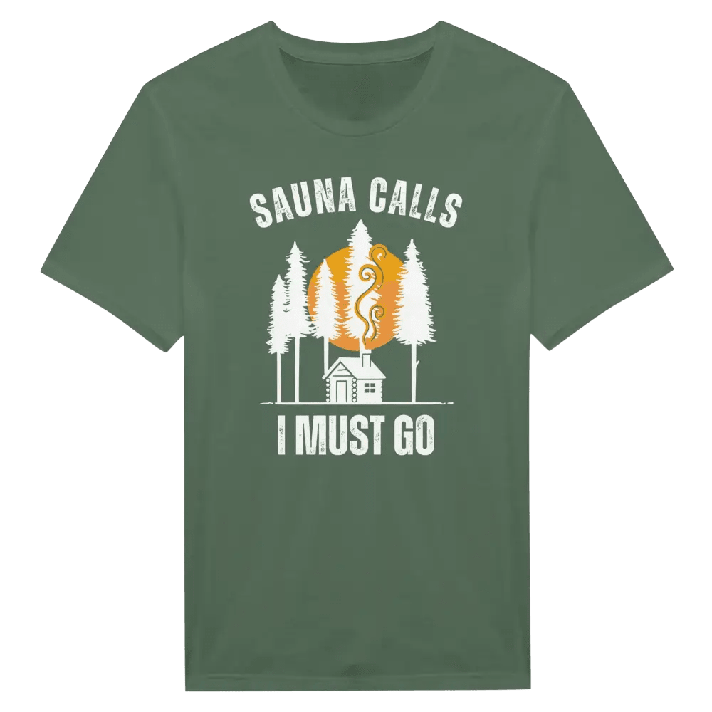 Sauna Calls - I Must Go - T-shirt - Rather Be In Finland