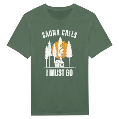 Sauna Calls - I Must Go - T-shirt - Rather Be In Finland