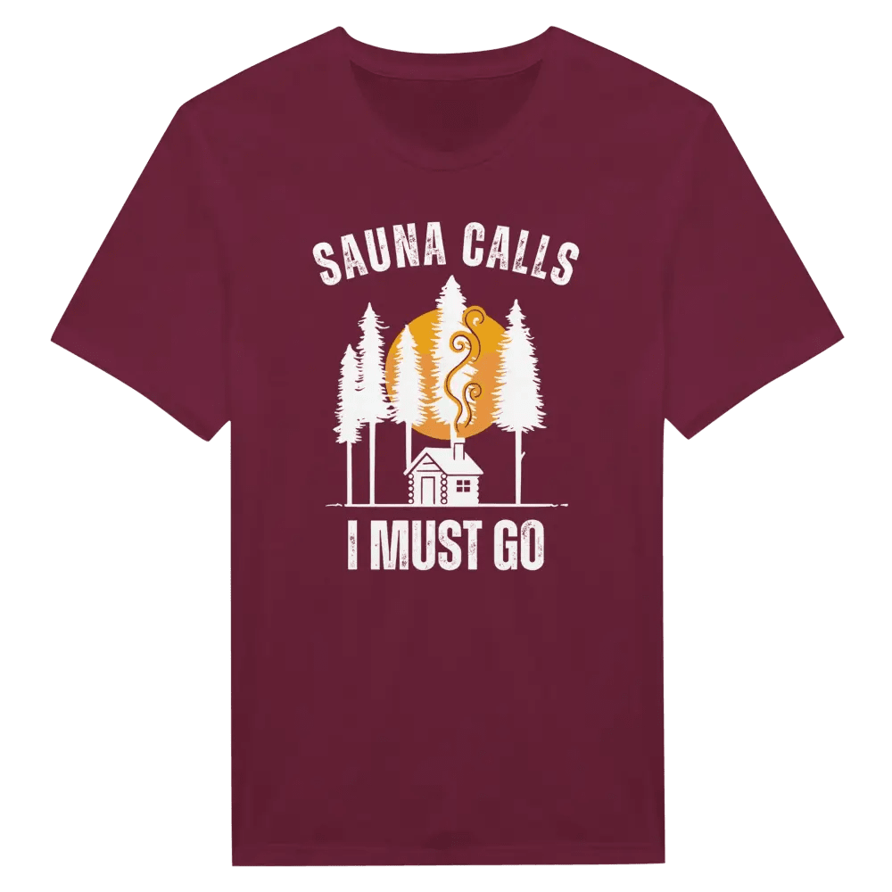 Sauna Calls - I Must Go - T-shirt - Rather Be In Finland
