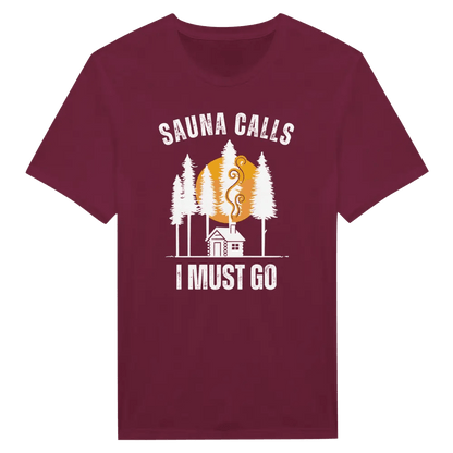 Sauna Calls - I Must Go - T-shirt - Rather Be In Finland