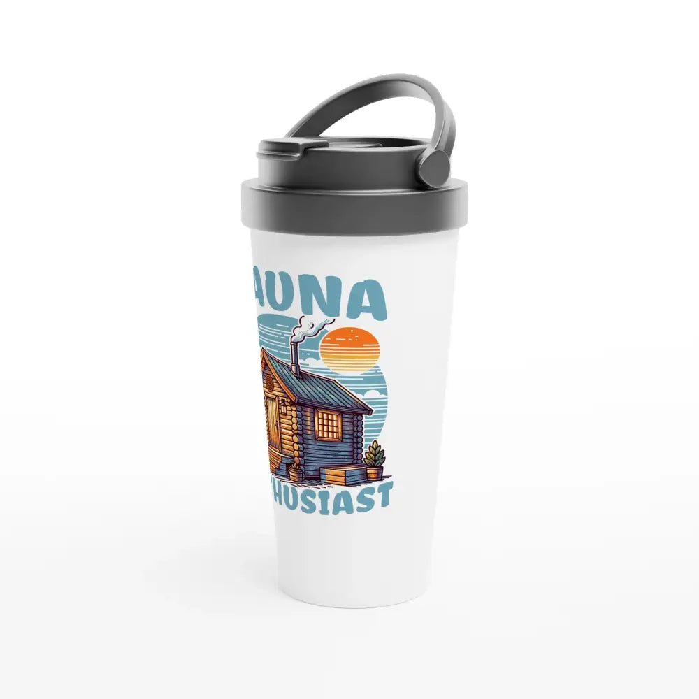 Sauna Enthusiast - Travel Mug - Rather Be In Finland