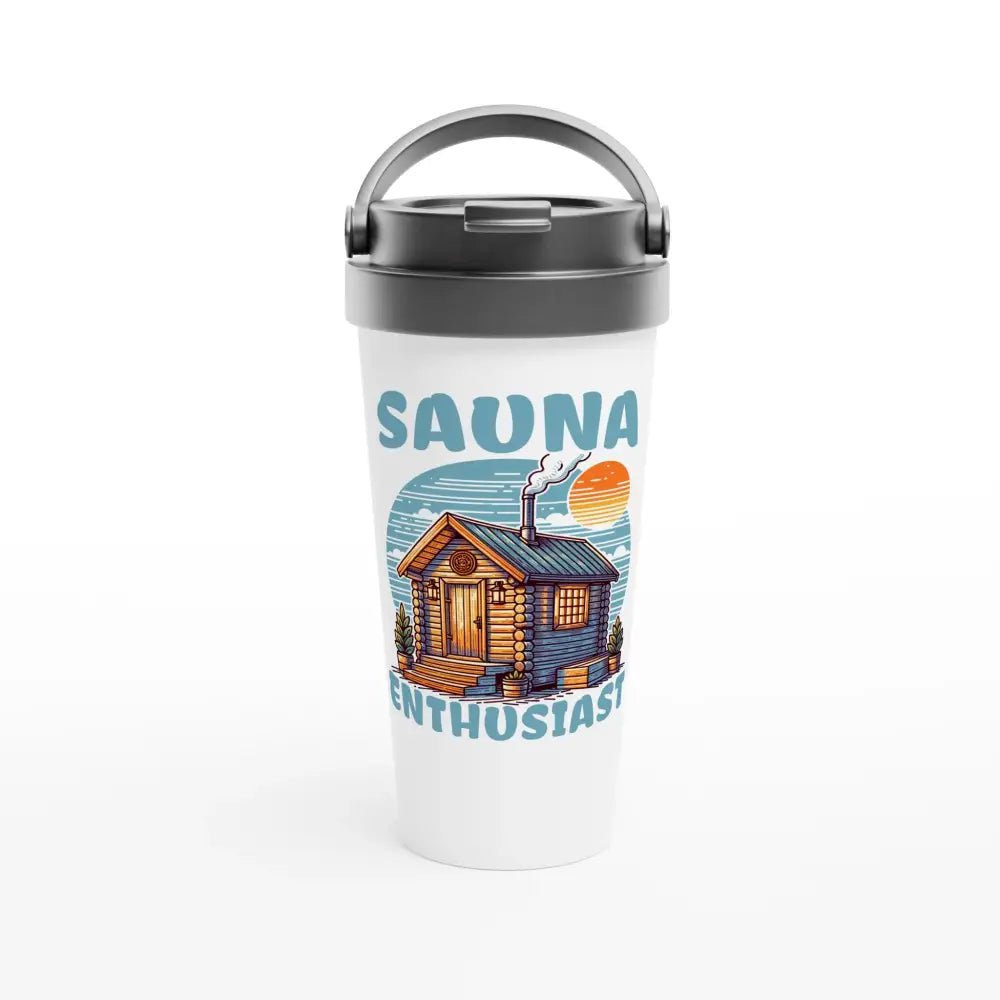 Sauna Enthusiast - Travel Mug - Rather Be In Finland