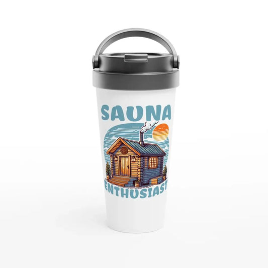 Sauna Enthusiast - Travel Mug - Rather Be In Finland