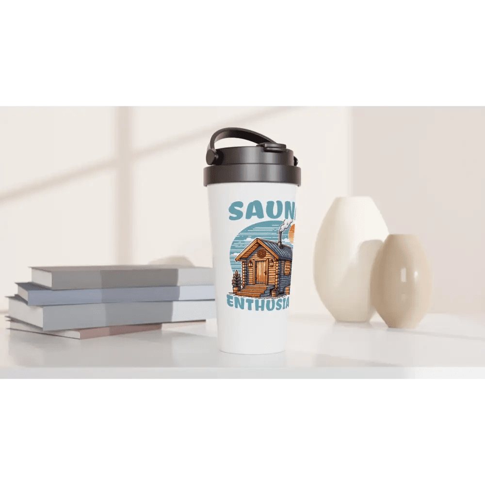 Sauna Enthusiast - Travel Mug - Rather Be In Finland