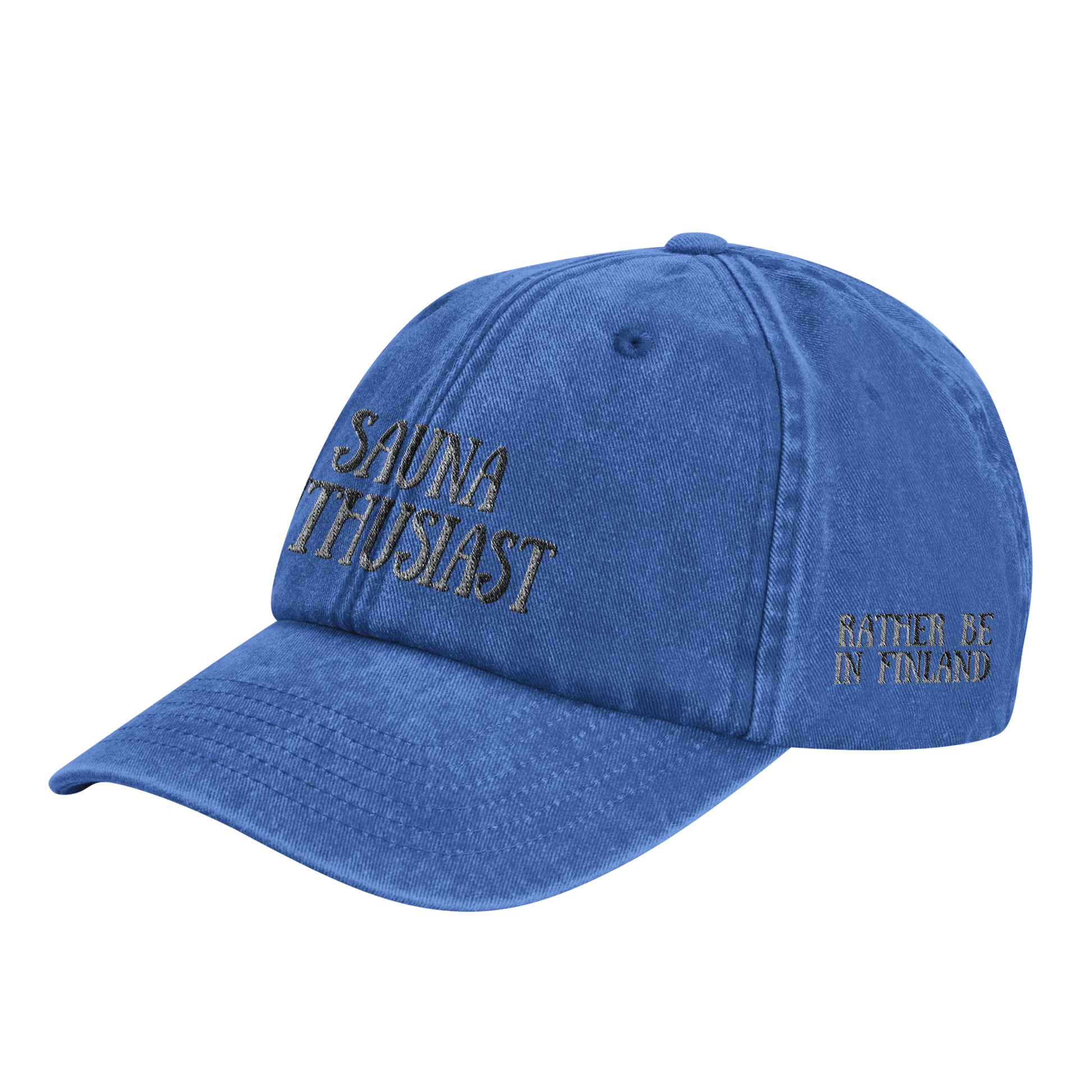 Sauna Enthusiast - Vintage Cotton Dad Hat - Rather Be In Finland