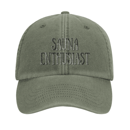 Sauna Enthusiast - Vintage Cotton Dad Hat - Rather Be In Finland