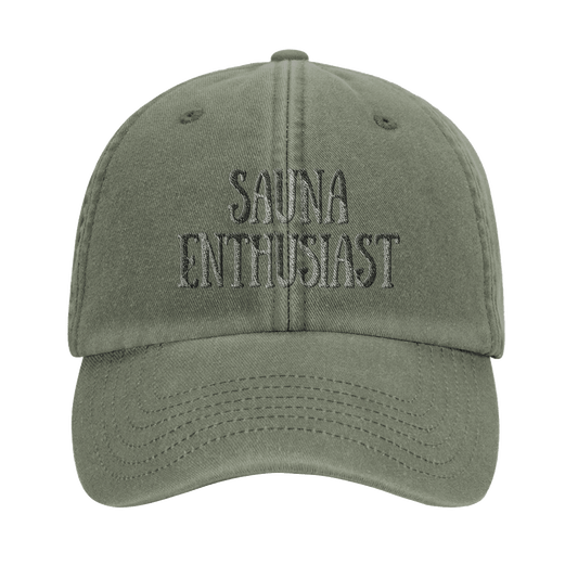 Sauna Enthusiast - Vintage Cotton Dad Hat - Rather Be In Finland
