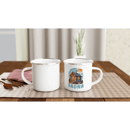 Sauna - Finnish Enamel Mug - Rather Be In Finland