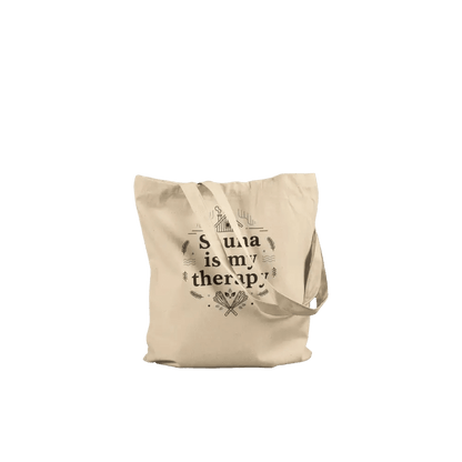Sauna Is My Therapy - Premium Tote Bag - Rather Be In Finland