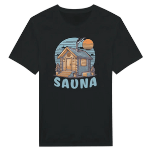 Photo du produit : t-shirt au motif « Sauna » de Rather Be in Finland