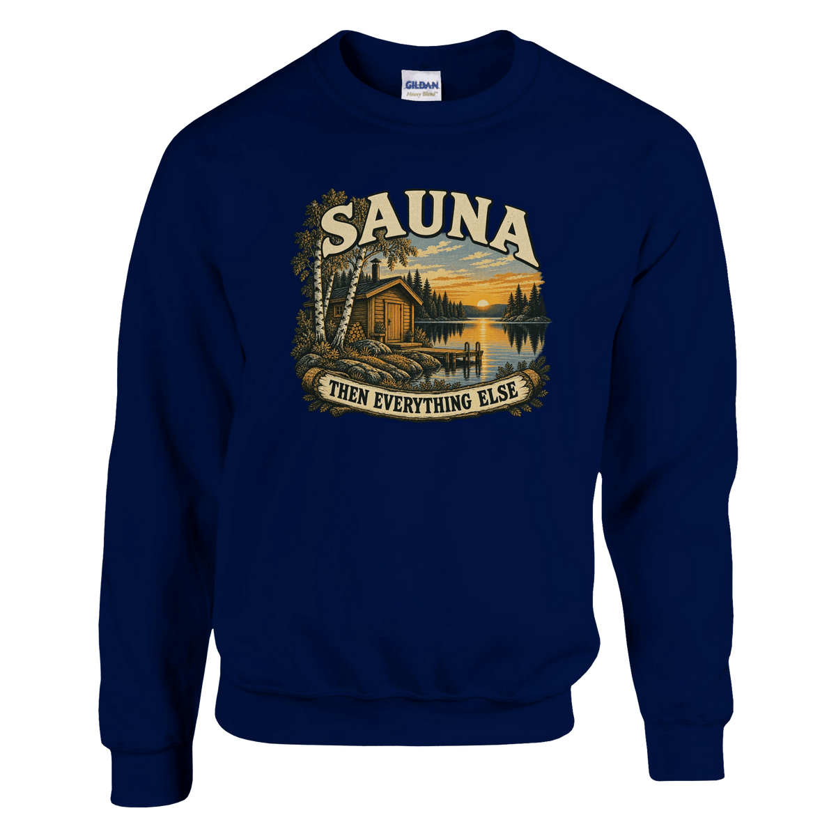 Sauna - Then Everything Else - Sweatshirt - Rather Be In Finland