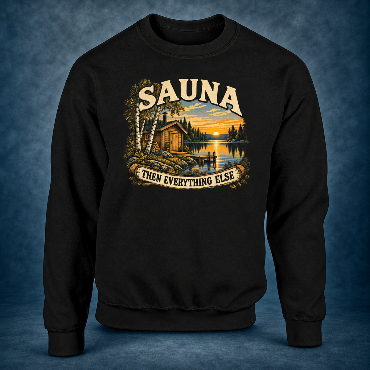 Sauna - Then Everything Else - Sweatshirt - Rather Be In Finland