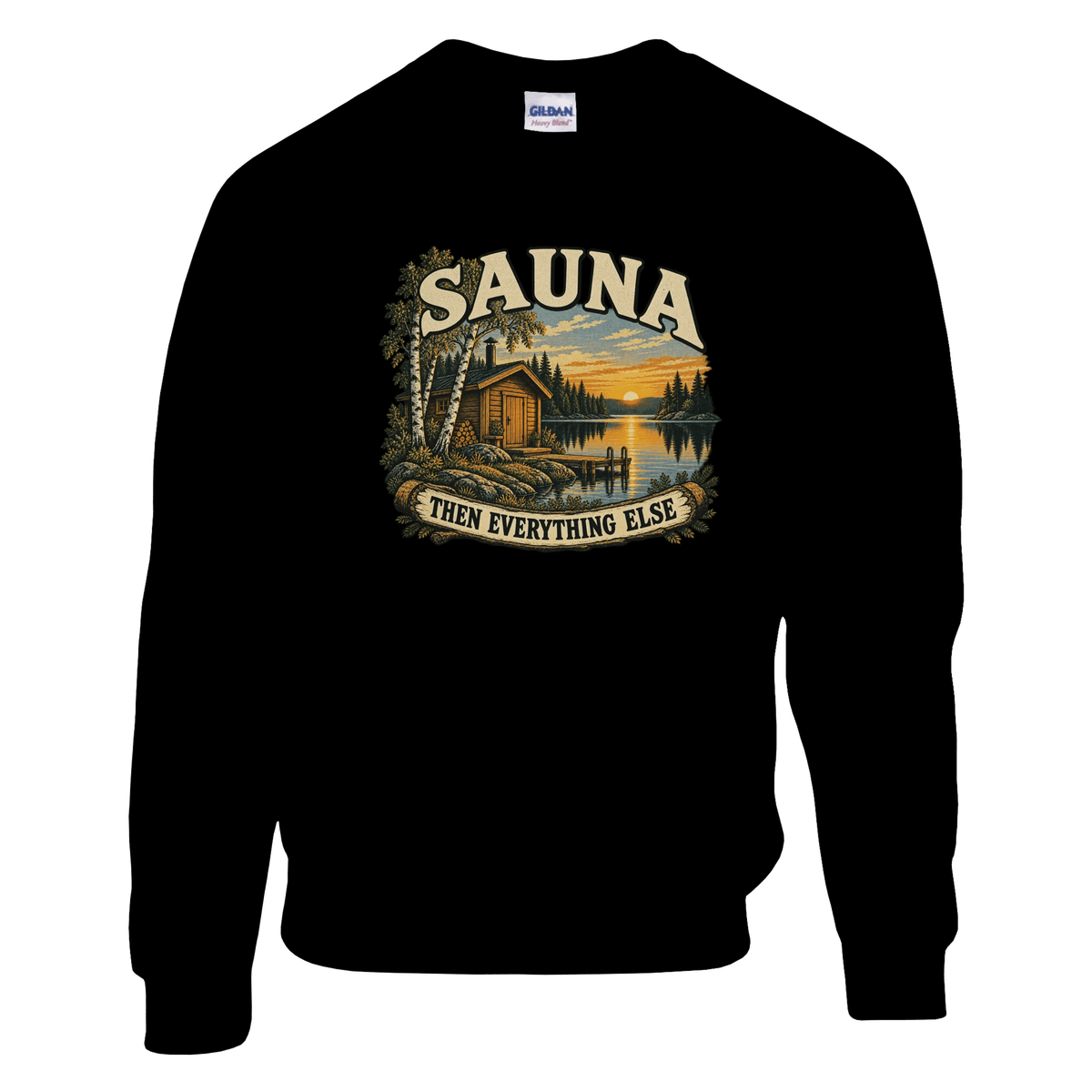 Sauna - Then Everything Else - Sweatshirt - Rather Be In Finland