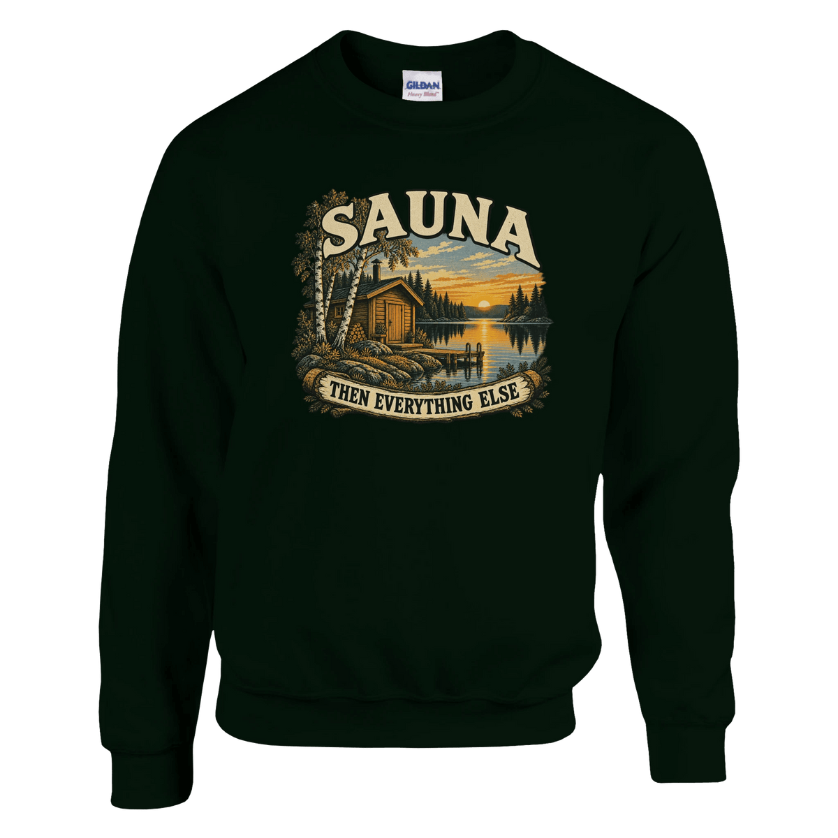 Sauna - Then Everything Else - Sweatshirt - Rather Be In Finland