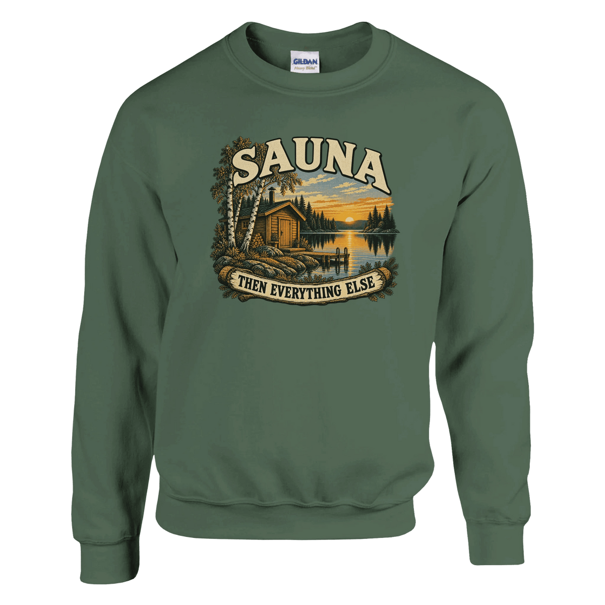 Sauna - Then Everything Else - Sweatshirt - Rather Be In Finland