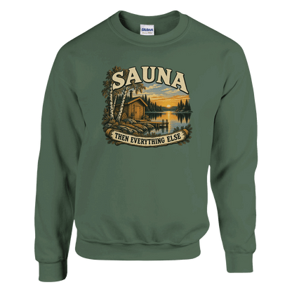 Sauna - Then Everything Else - Sweatshirt - Rather Be In Finland