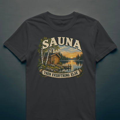 Sauna - Then Everything Else - T-shirt - Rather Be In Finland