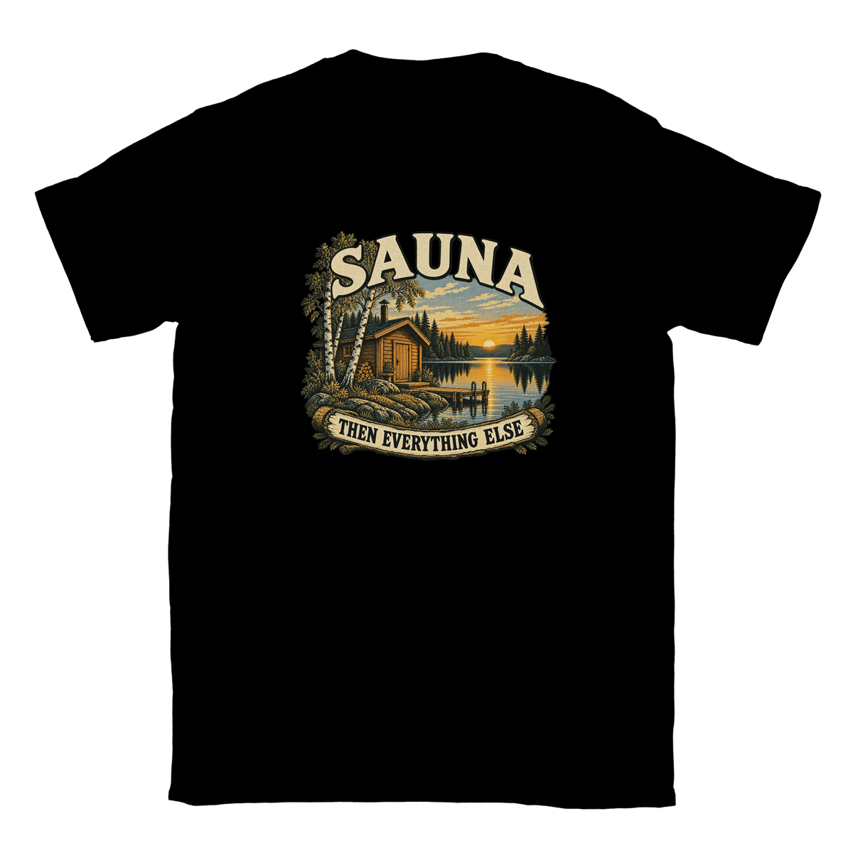 Sauna - Then Everything Else - T-shirt - Rather Be In Finland