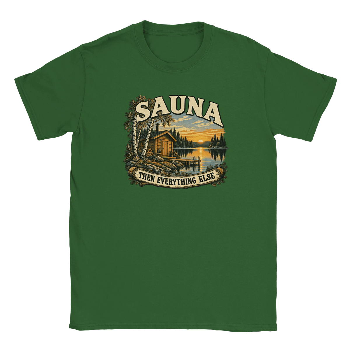 Sauna - Then Everything Else - T-shirt - Rather Be In Finland