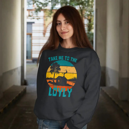 Take Me To The Löyly Sweatshirt Print Material Rather Be In Finland