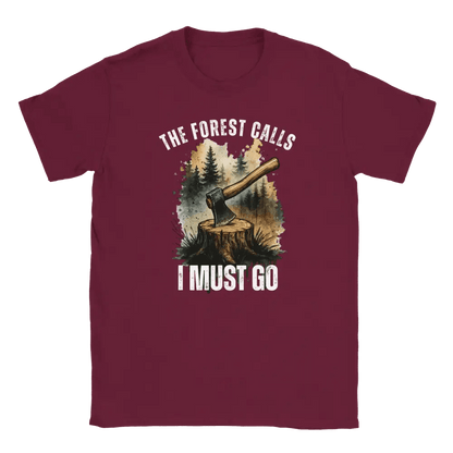The Forest Calls – Axe Edition - T-shirt - Rather Be In Finland