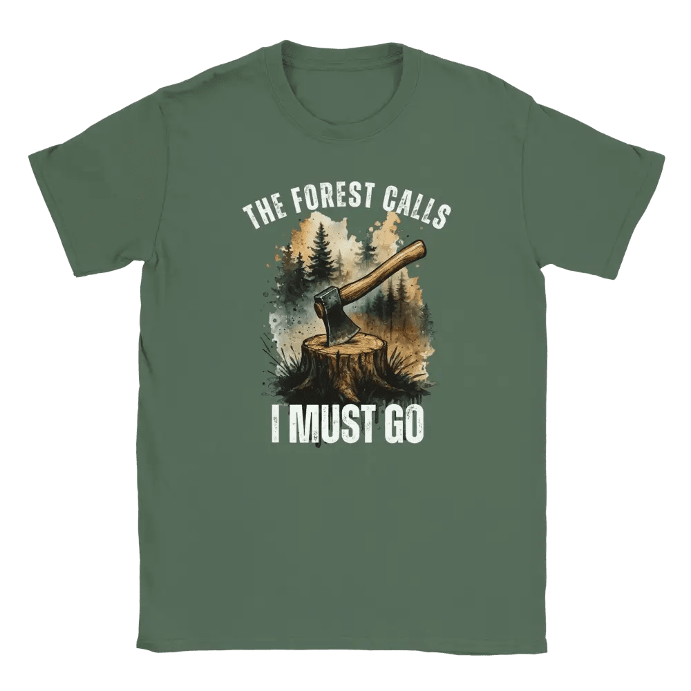 The Forest Calls – Axe Edition - T-shirt - Rather Be In Finland