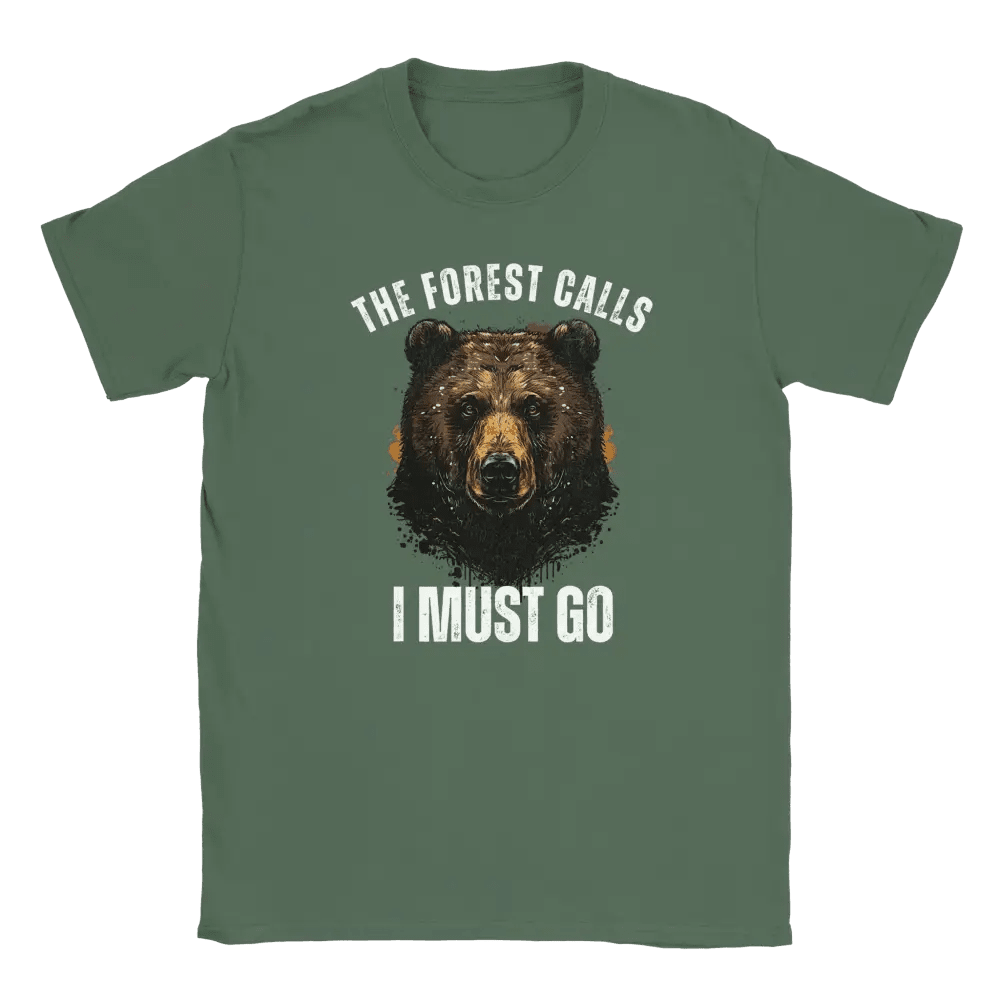 The Forest Calls – Bear Edition - T-shirt - Rather Be In Finland