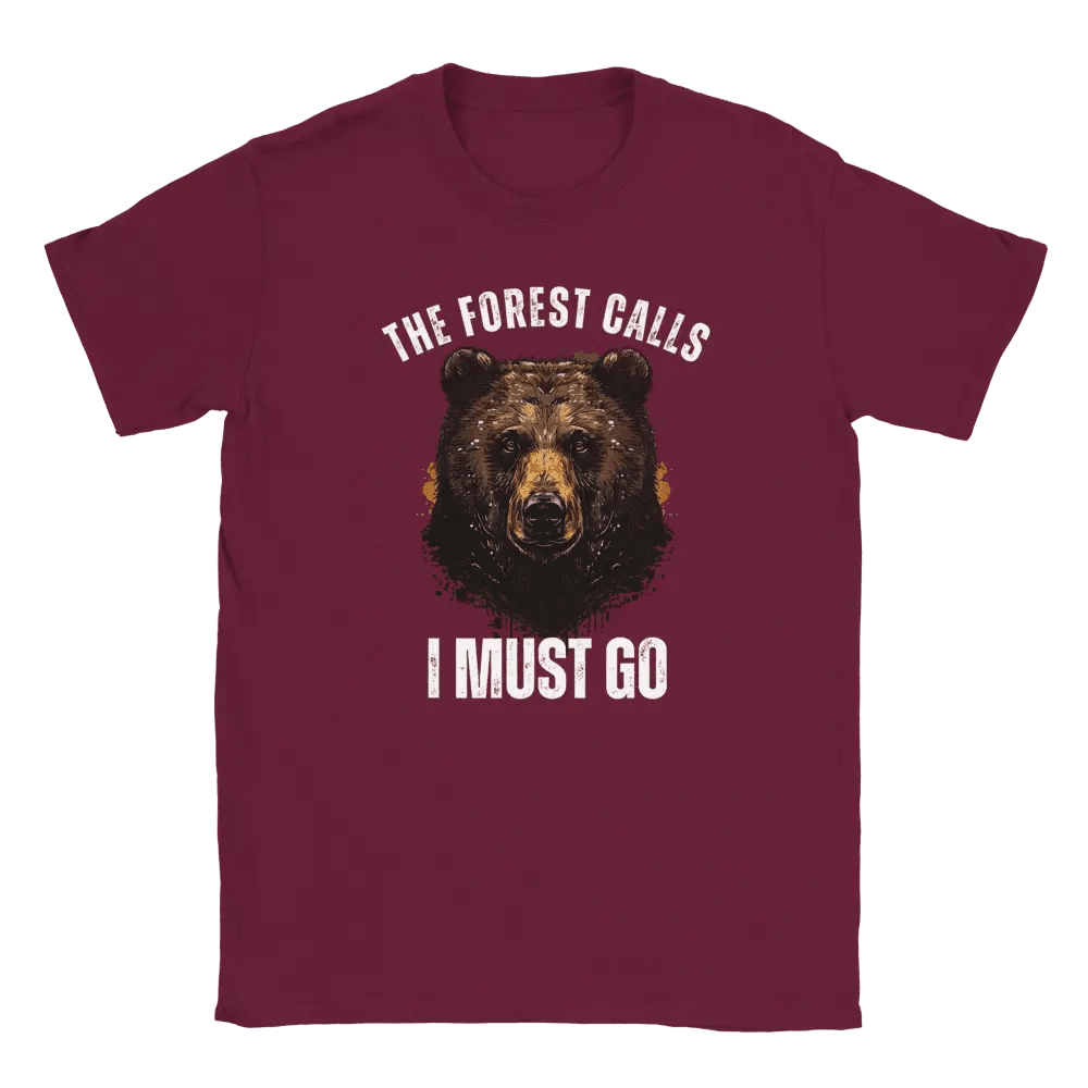 The Forest Calls – Bear Edition - T-shirt - Rather Be In Finland