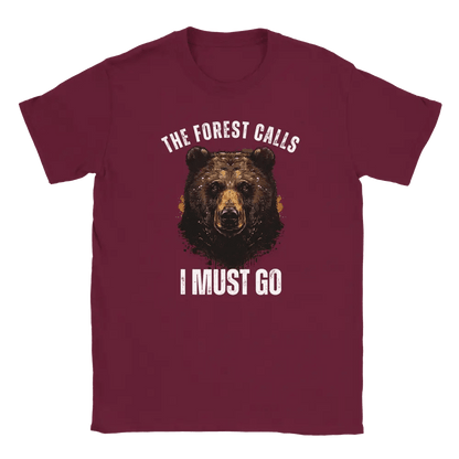 The Forest Calls – Bear Edition - T-shirt - Rather Be In Finland