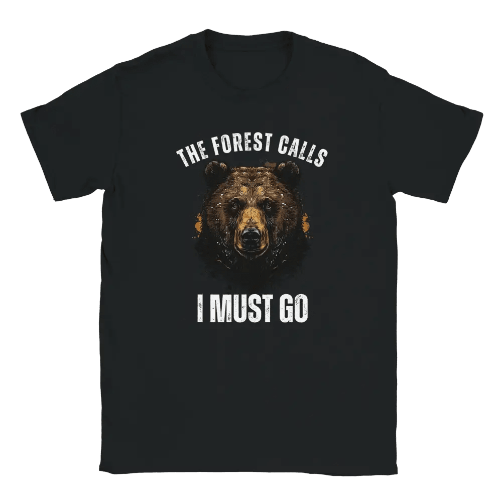 The Forest Calls – Bear Edition - T-shirt - Rather Be In Finland