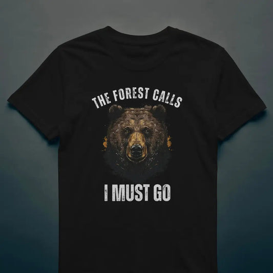 The Forest Calls – Bear Edition - T-shirt - Print Material - Rather Be In Finland