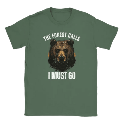 The Forest Calls – Bear Edition - T-shirt - Rather Be In Finland