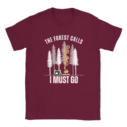The Forest Calls - Camping Edition - T-shirt - Rather Be In Finland