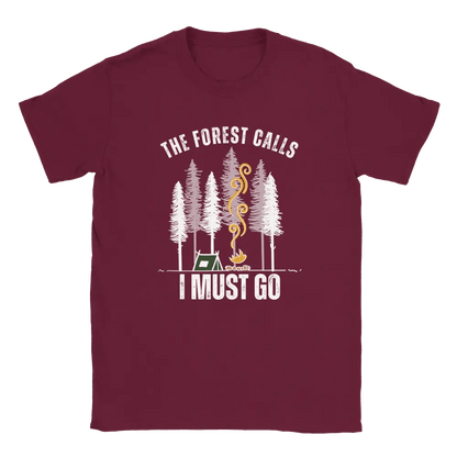 The Forest Calls - Camping Edition - T-shirt - Rather Be In Finland