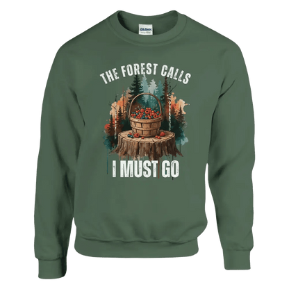 The Forest Calls, I Must Go - Berries - Sweatshirt - Rather Be In Finland