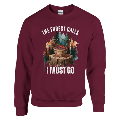 The Forest Calls, I Must Go - Berries - Sweatshirt - Rather Be In Finland