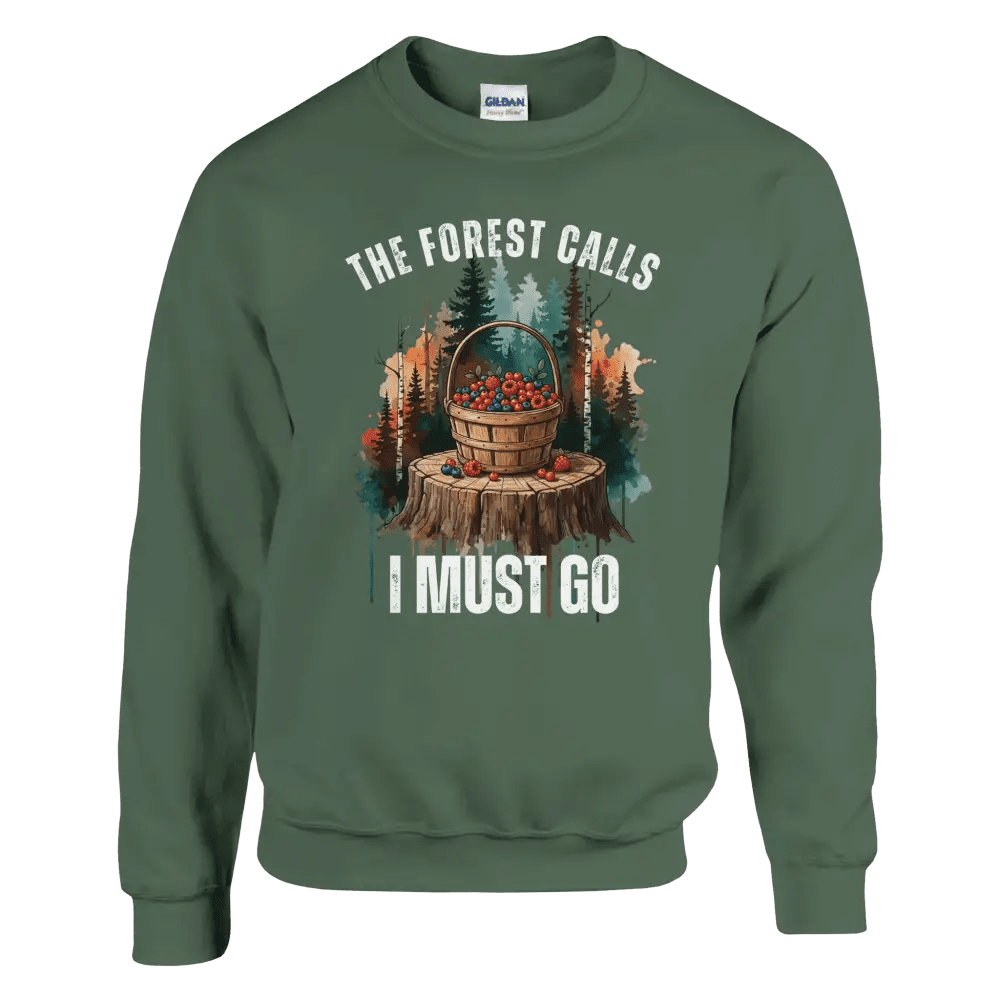 The Forest Calls, I Must Go - Berries - Sweatshirt - Rather Be In Finland