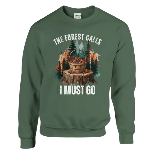 The Forest Calls, I Must Go - Berries - Sweatshirt - Rather Be In Finland